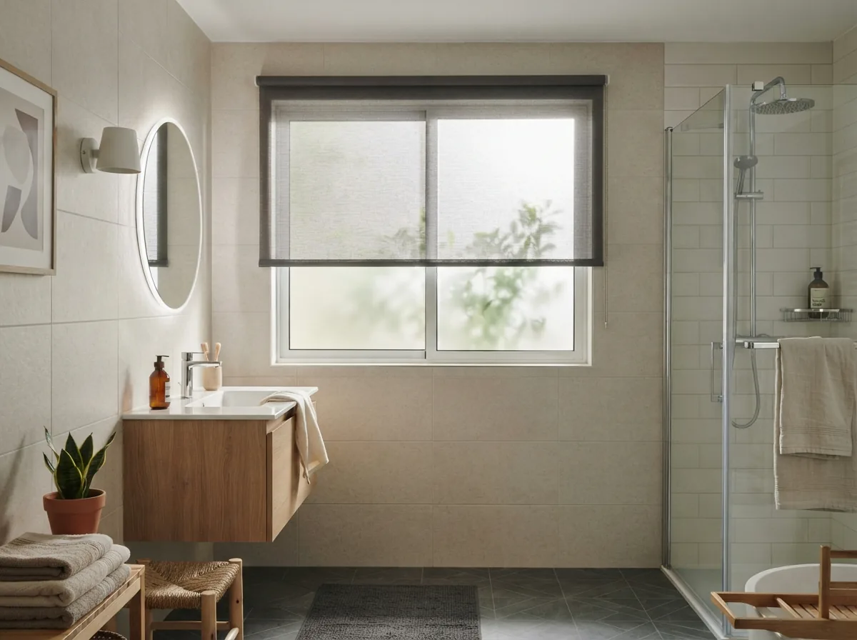 Güneşlik Perde · Banyo uygulaması · Antep Perdeci · Gaziantep