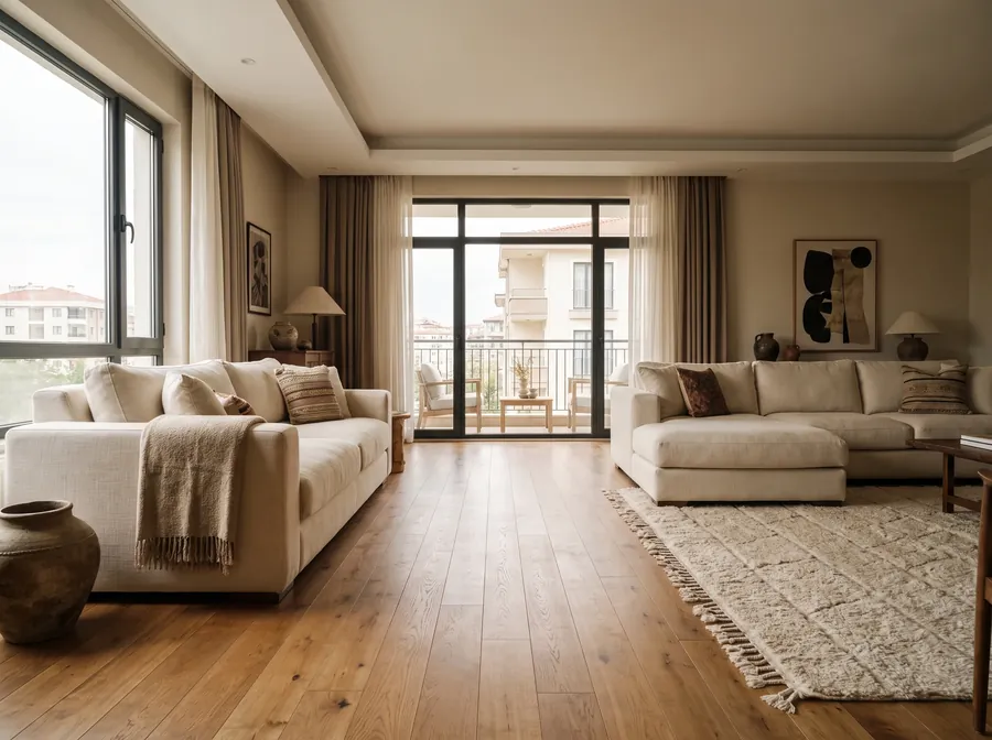 Salon parke döşeme uygulaması — Gaziantep
